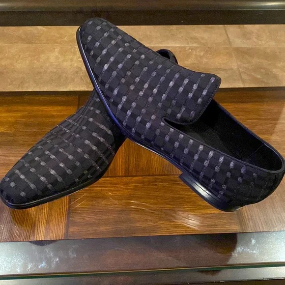 Stacy Adams | Shoes | Stacy Adams Loafers All Black Plaid  display picture 2